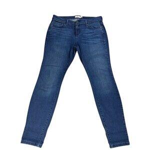 Vineyard Vines Skinny Dark Wash Mid Rise Jeans Size 10 Stretch Denim Preppy Chic